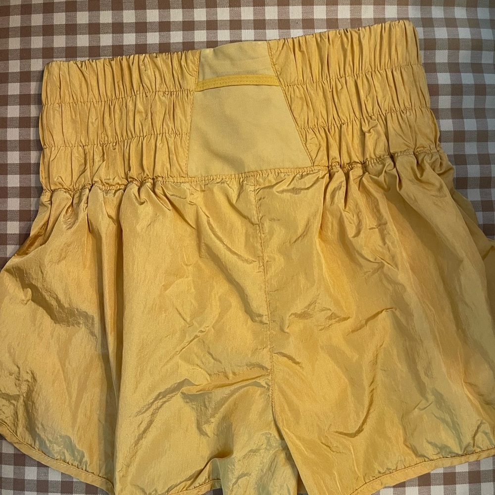 Yellow FP Movement by Free People Athletic Shorts Size M - Picture 2 of 4